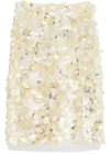 Rohe Sequin-embellished Midi Skirt In Cream