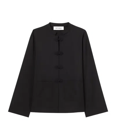 Rohe Pankou Closure Jacket In Black