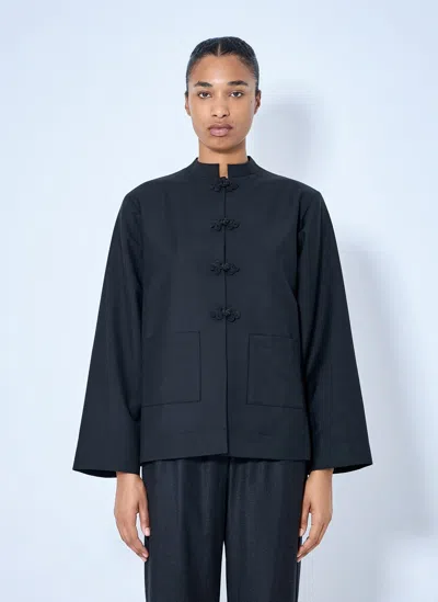 Rohe Pankou Closure Jacket In Black