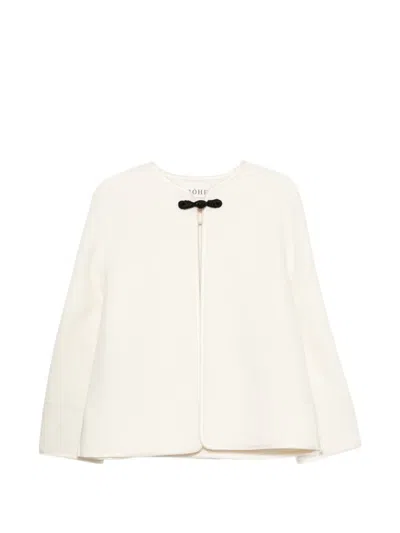 Rohe Double-faced Pankou Style Jacket In Gray