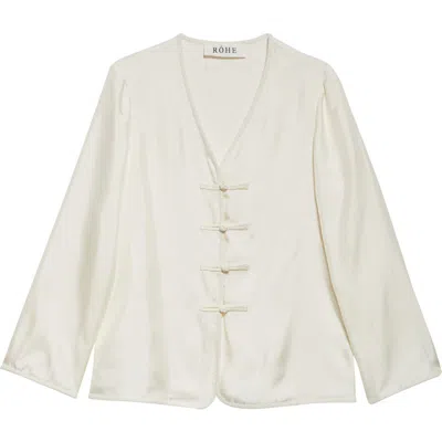 ROHE RÓHE PANKOU KNOT SILK TOP