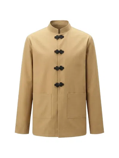 Rohe Pankou-closure Jacket In Brown