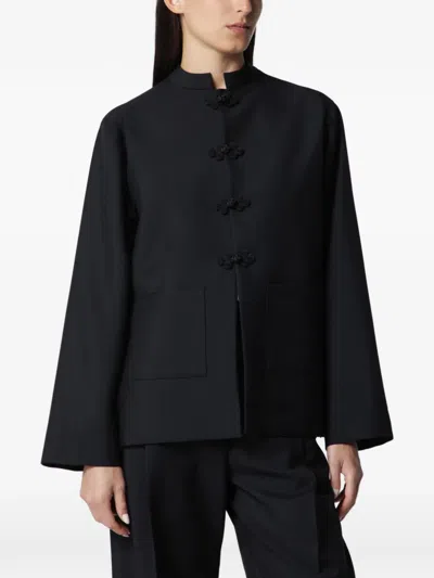 Rohe Pankou-closure Jacket In Black