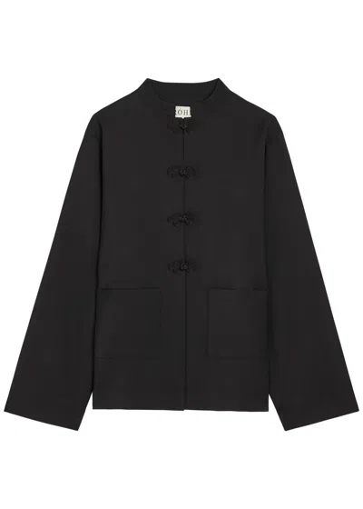 Rohe Pankou-closure Wool Jacket In Black