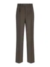 Rohe Róhe Róhe Relaxed Trousers – Brown In Brown