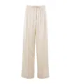 Rohe Relaxed Satin Drawstring Pants In Multi