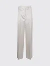 Rohe Róhe High-waisted Straight-leg Trousers With Pleated Front In White