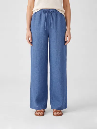 Rohe Pants Woman Color Blue In Multi
