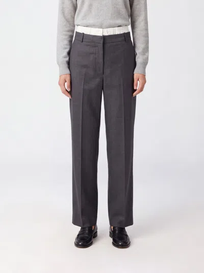 Rohe Pants Woman Color Grey In Gray