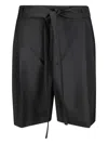 Rohe Paperbag-waist Shorts In Black