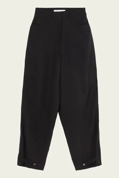 Rohe Parachute Trousers In Black In Multi