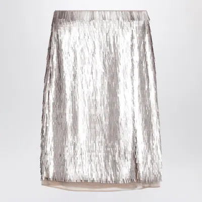 Rohe Róhe Pencil Skirt With Silver Sequins