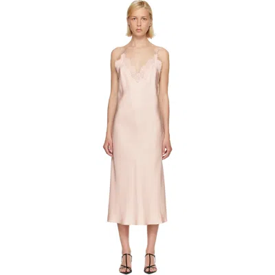 Rohe Pink Lace Slip Dress