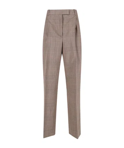 Rohe Plaid Casual Pants In Gray
