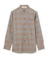 Rohe Plaid Long-sleeved Shirt In Gray