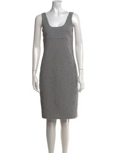 Pre-owned Rohe Plaid Print Knee-length Dress W/ Tags In Multi