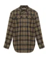 Rohe Check-patterned Pocket Shirt In Green