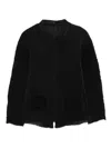 Rohe Pleated Jacket In Black