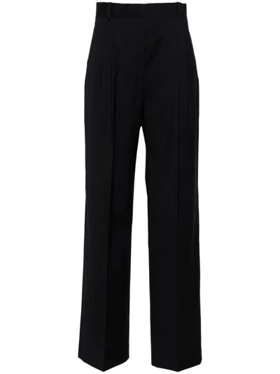 Rohe Pleated Tailored Trousers In Blue