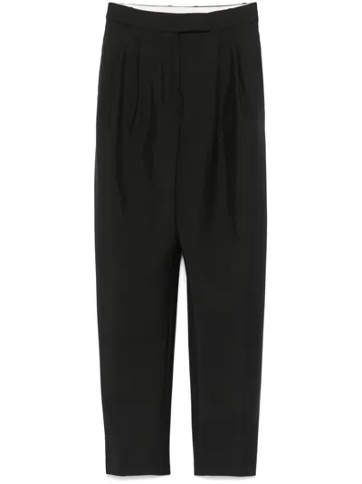 Rohe Pleated Trousers In Black