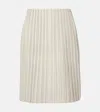 Rohe Pleated Skirt In Chalk