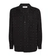 Rohe Polka-dot Shirt In Black