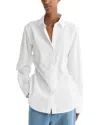 Rohe Poplin Shaped Shirt In White