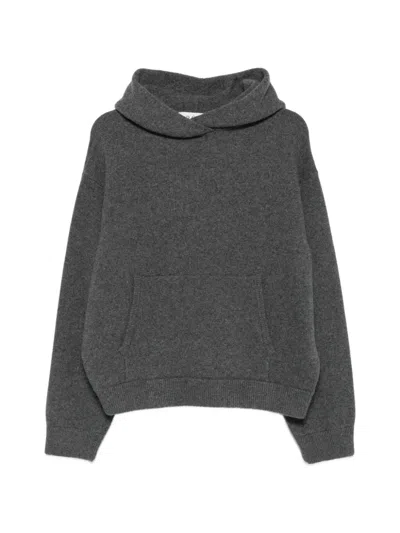 Rohe Pouch-pocket Hoodie Sweater In Gray