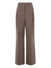 Rohe Trousers In Prince Of Wales Check In Brown