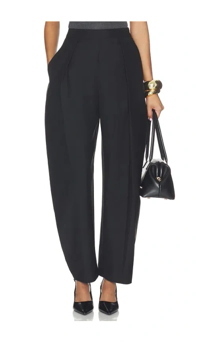 Rohe Puck Sculptural Tailored Trouser In Black