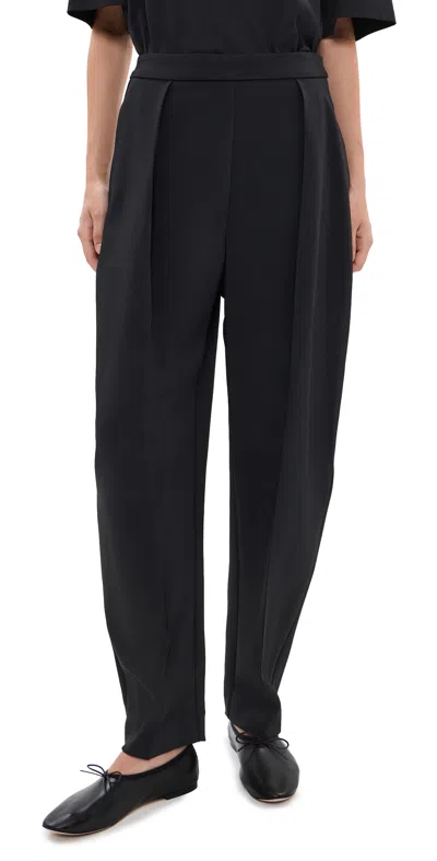 Rohe Puck Sculptural Tailored Trousers Black