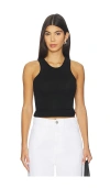 Rohe Racerback Merino Jersey Top In Black