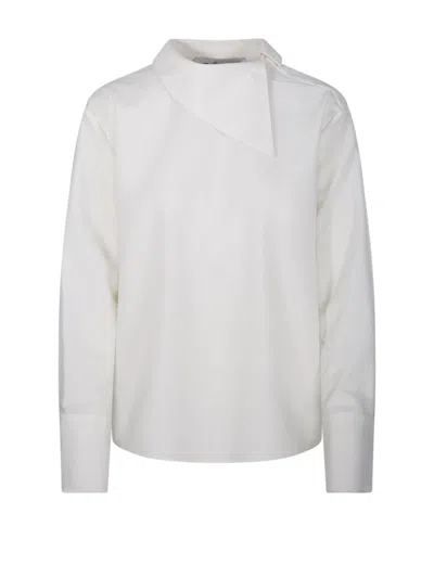 Rohe Reimagined Collar Top In White