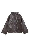 Rohe Reinvented Leather Jacket Earth In Brown
