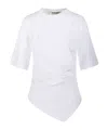 Rohe Re-invented Twisted T-shirt Optic White In White