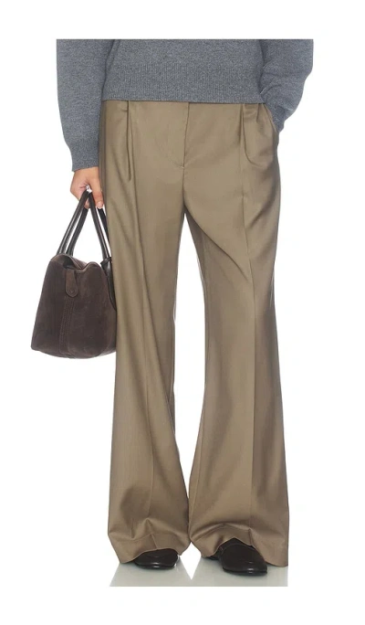 Rohe Relaxed Drawstring Trousers In Brown