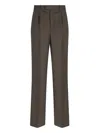 Rohe Róhe Róhe Relaxed Trousers – Brown In Brown