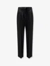 Rohe Relaxed Satin Trousers In Black