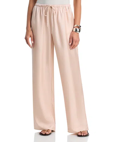Rohe Relaxed Silk Trousers In Pink