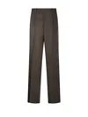 Rohe Róhe Róhe Relaxed Trousers – Brown In Brown
