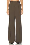 Rohe Relaxed Single Pleated Trousers In Earth