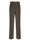 Rohe Róhe Róhe Relaxed Trousers – Brown In Brown