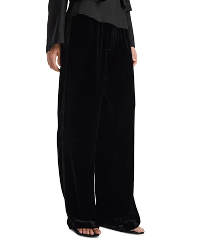 Rohe Relaxed Velvet Trousers In Yellow