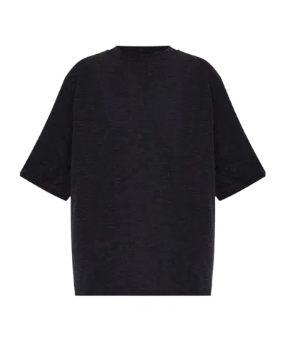 Rohe Relaxed-fit Wool T-shirt In Black