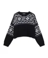 Rohe Róhe "fair-isle" Knitted Jumper In Black
