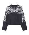 Rohe Róhe "fair-isle" Knitted Jumper In Black