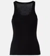 Rohe Róhe Ribbed-knit Wool Tank Top In Black