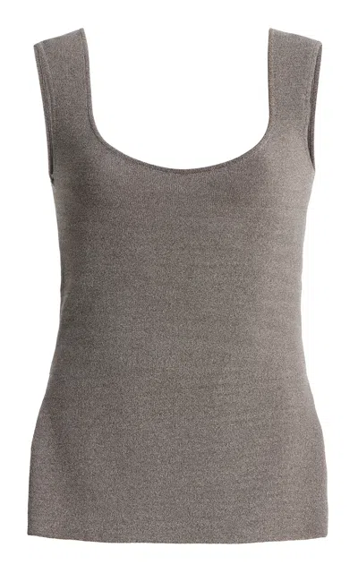 Rohe Róhe Ribbed Wool Tank Top In Gray