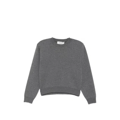 Rohe Ribbed-trim Sweater In Gray