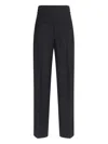 Rohe Róhe Black Acetate Blend Trousers In Black
